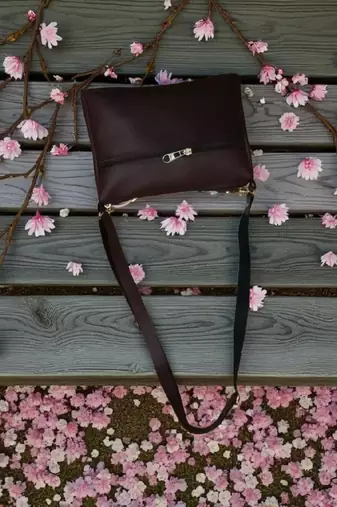 Brown Check Sling Bag for Women Stylish Crossbody Chain Handbag