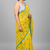 Yellow bengali khadi cotyton saree stylish for women