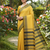Yellow bengali khadi cotyton saree stylish for women