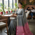 Grey bengali khadi cotyton saree stylish for women