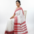 White bengali khadi cotyton saree stylish for women