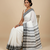 White bengali khadi cotyton saree stylish for women