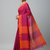Pink bengali khadi cotyton saree stylish for women