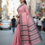 Pink bengali khadi cotyton saree stylish for women