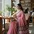 Pink bengali khadi cotyton saree stylish for women