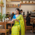 Yellow bengali khadi cotyton saree stylish for women