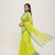 Yellow bengali khadi cotyton saree stylish for women