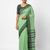 Green bengali khadi cotyton saree stylish for women
