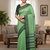 Green bengali khadi cotyton saree stylish for women