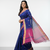 Blue bengali khadi cotyton saree stylish for women