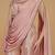 Light peach tissue cutdana nalki work drape sharara set