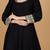 Black with mirror work self katan kurta and pant