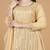 Beige georgette kurta set