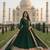 DESIGNER FANCY GREEN ANARKALI SALWAR SUIT FOR WEDDING PARTY WEAR IN GEORGETTE