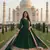 DESIGNER FANCY GREEN ANARKALI SALWAR SUIT FOR WEDDING PARTY WEAR IN GEORGETTE