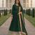 DESIGNER FANCY GREEN ANARKALI SALWAR SUIT FOR WEDDING PARTY WEAR IN GEORGETTE
