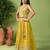 gold embroidered lehenga choli with dupatta