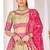 beige weaving work silk lehenga set with choli and dupatta