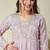 Lavender vichitra silk heavy thread embroidery work kurta pant set