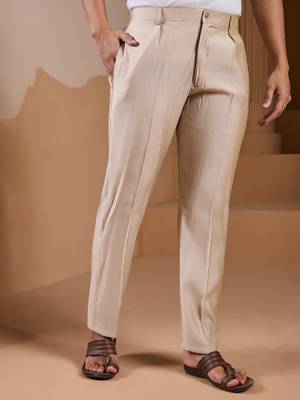 BEIGE SILK PREMIUM THREAD & SEQUINS EMBROIDERED WORK WEDDING FESTIVAL PARTY WEAR STRAIGHT KURTA WITH JACKE AND PANT 10
