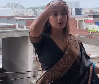 Black color ART SILK blend sarees with blouse