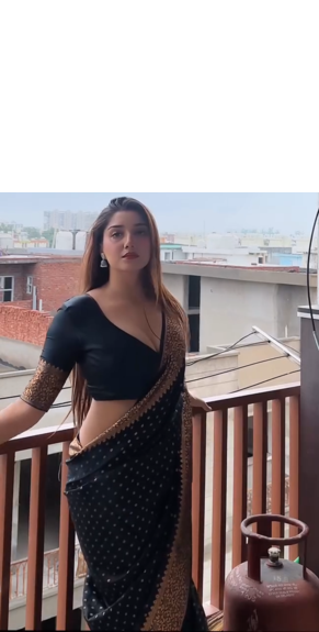Black color ART SILK blend sarees with blouse 5