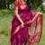 Pink  color ART SILK blend sarees with blouse