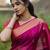 Pink  color ART SILK blend sarees with blouse