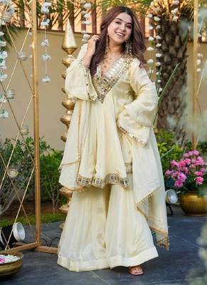  off white mirror sharara suit 1