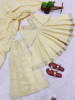  off white mirror sharara suit 5