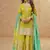  cosmos silk with sequin embroidered work palazzo set
