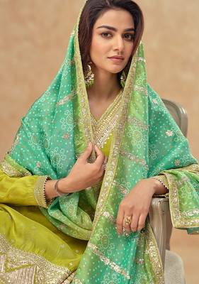  cosmos silk with sequin embroidered work palazzo set 4