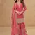  cosmos silk with sequin embroidered work palazzo set