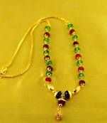 Beads Polki Kundun Moti Mala Size-17"Inch 