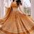 mustard georgette lehenga choli 