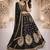 black georgette lehenga choli