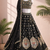 black georgette lehenga choli