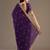Gorgeous Purple Embroidered Tissue Silk Engagement Wear Saree With Blouse
