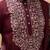 Maroon viscose silk thread & sequins embroidered work function festival marriage party wear straight kurta dupatta