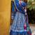 blue printed art_silk lehenga choli with dupatta