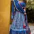 blue printed art_silk lehenga choli with dupatta
