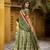 mehendi printed art_silk lehenga choli with dupatta