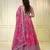 Organza Pink Lehenga Choli Customizable Sizes 2XL to 8XL