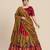 Traditional Kalamkari Print Lehenga Set Customizable Sizes 2XL to 8XL