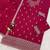 Red embroidered georgette pakistani salwar suit