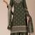 Green embroidered georgette pakistani salwar suit