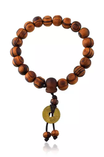 Wooden tiger eye stretch bracelet men women