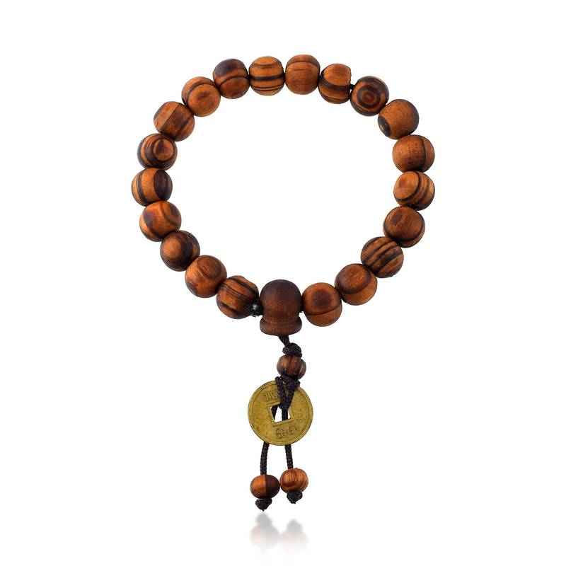 Wooden tiger eye stretch bracelet men women