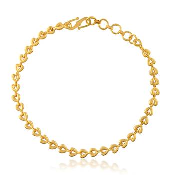 Brass micron 1 gram gold women bracelet 1