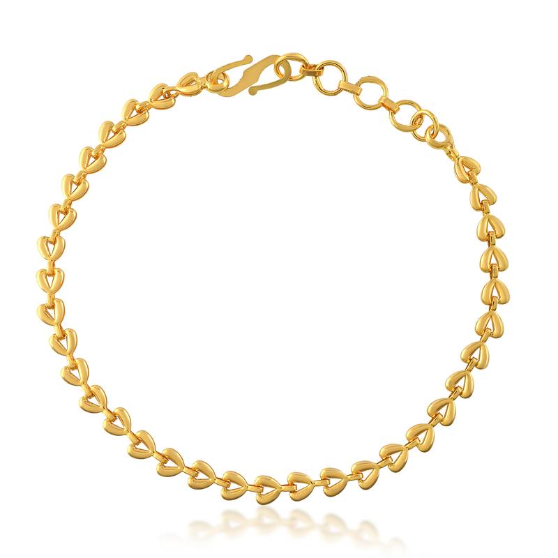 Brass micron 1 gram gold women bracelet
